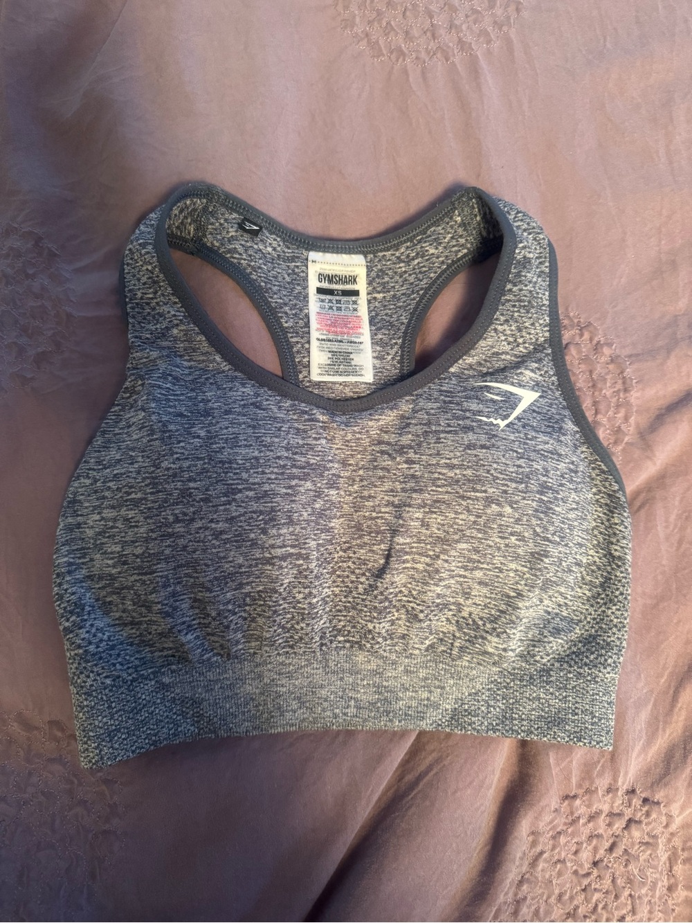 Gymshark Women's Blue Vital Seamless Sports Bra